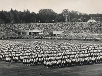 Sokolski stadion, Svetice-Maksimir, oko 1935. godine (B)